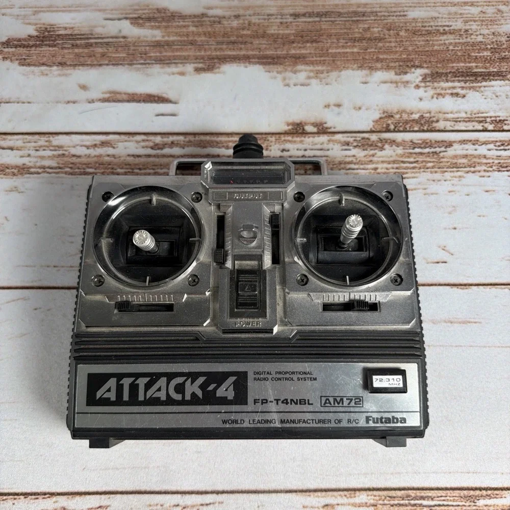 Futaba Attack-4 FP-T4NBL RC Digital Radio Control Transmitter 72.190 MHz Used